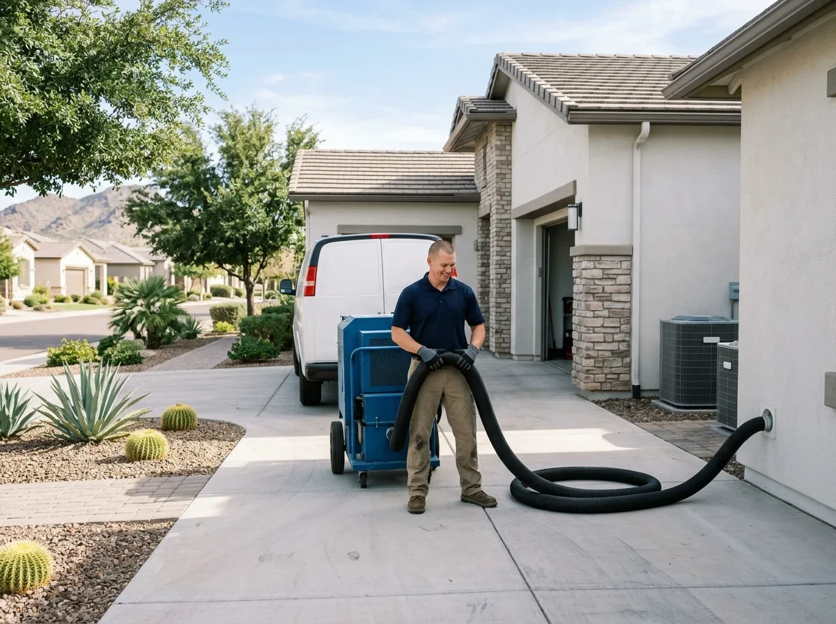Freshly cleaned air ducts for a healthier and dust-free home