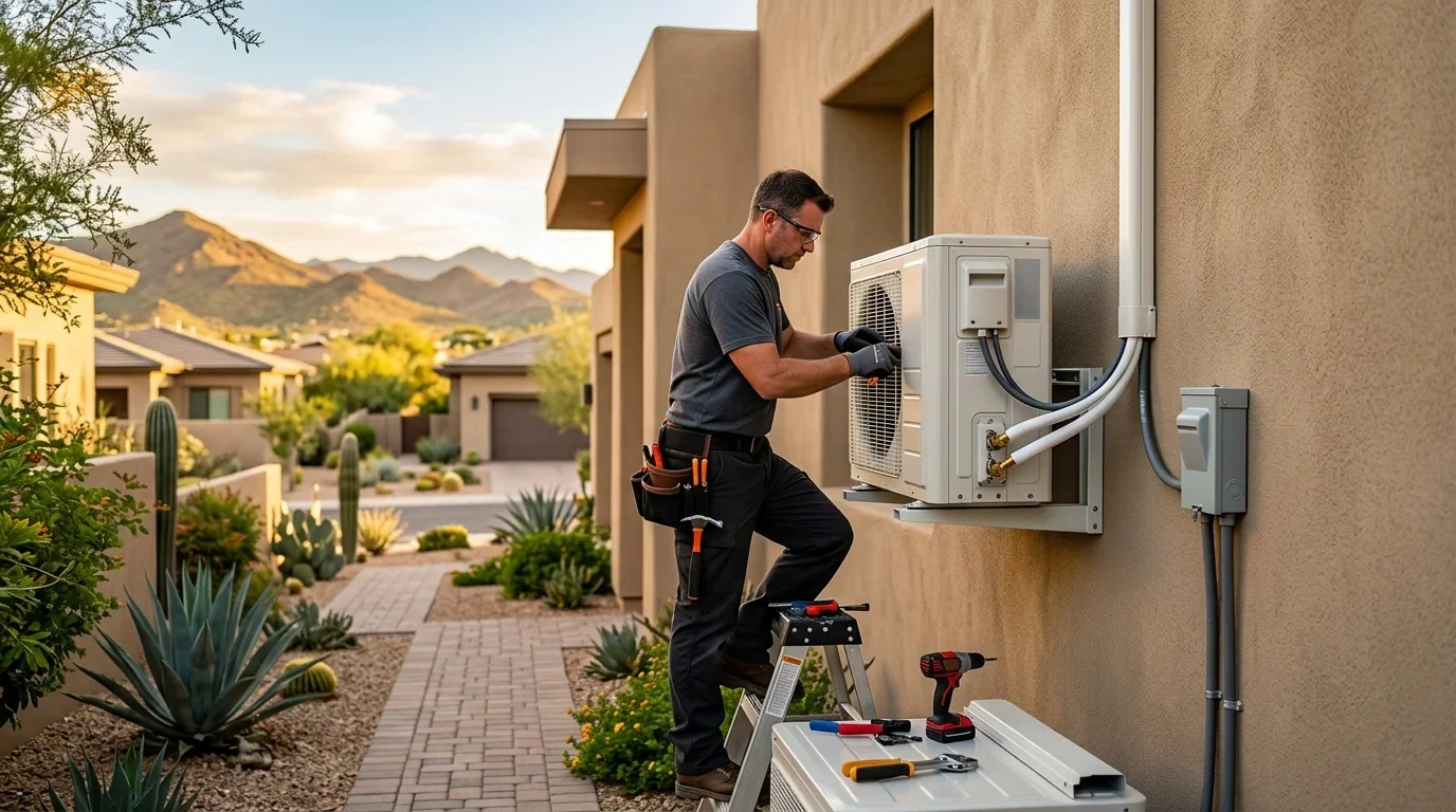 Expert mini-split installation for efficient year-round home climate control
